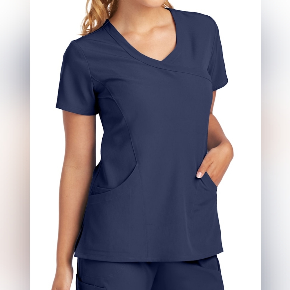 Sketchers by barco (set of 2) scrub tops size Medium - navy blue